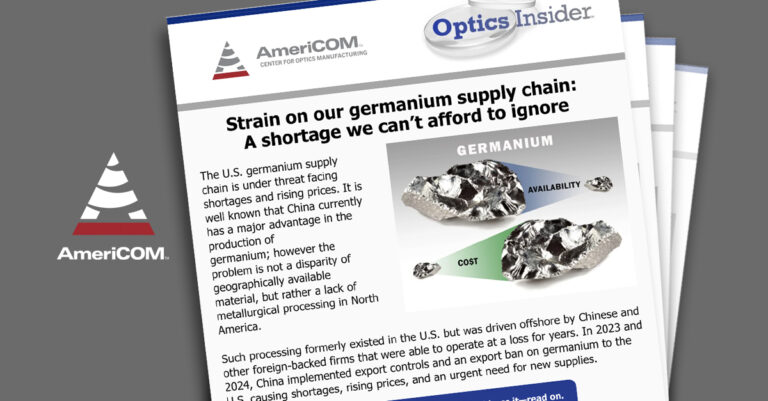 May 2025 Optics Insider